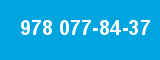 978 077-84-37 978 077-84-37